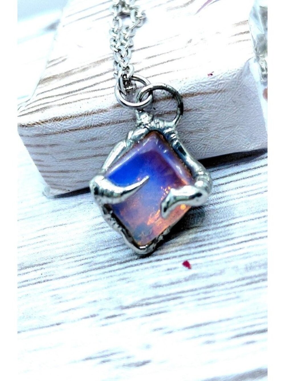 Opalite crystal necklace